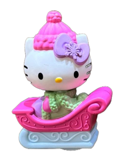 hello kitty on a sleigh