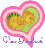 pony that says view my guestbook