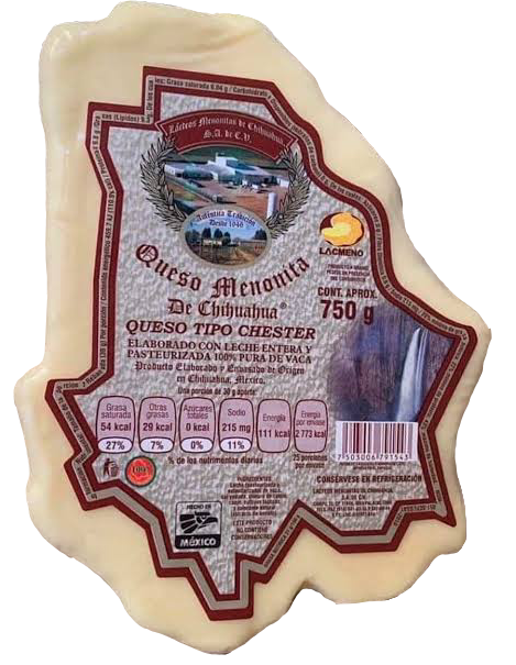 chihuahua cheese in the shape of the state of chihuahua