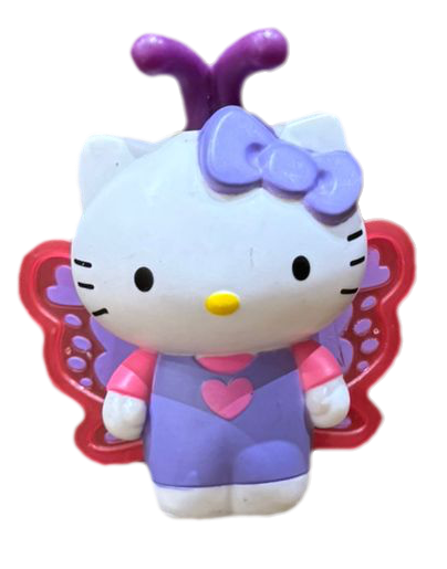 a hello kitty dressed as a butterfly