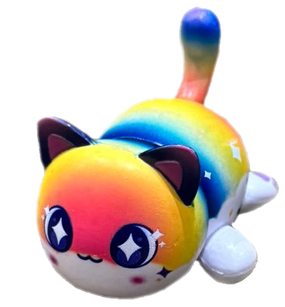 Cat that looks like a thermal image